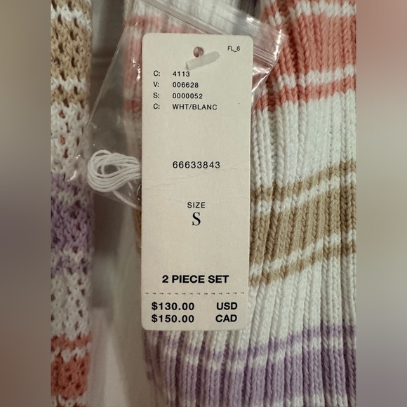 NWT  Anthropologie Striped Shrug and Sweater Tank Set - Size Small - Picture 5 of 8